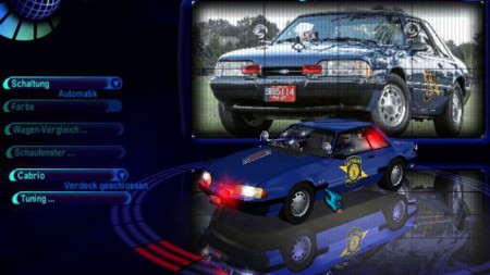 1992 Ford Mustang SSP (Special Servive Package) slicktop 'Michigan State Police'