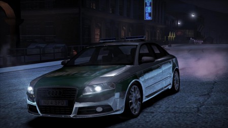 Audi S4 Polizei