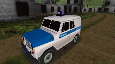 UAZ 469 Russian Police
