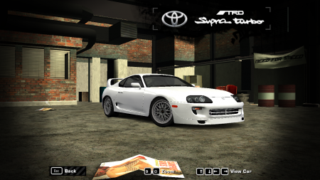 NFSMods - The Fast and the Furious Supra Vinyl for NFSU2