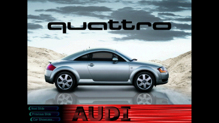 Audi TT Quattro - Vidwalls, Slideshows, and 360 Interior Showcase