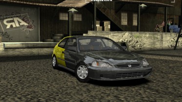 Honda Civic Grey&Yellow Edition