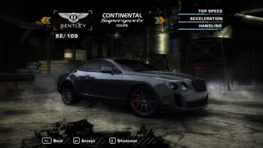 Bentley Continental Supersports Coupe (Added Car)
