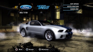 Ford Custom Mustang NFS Movie Edition (Added Car)