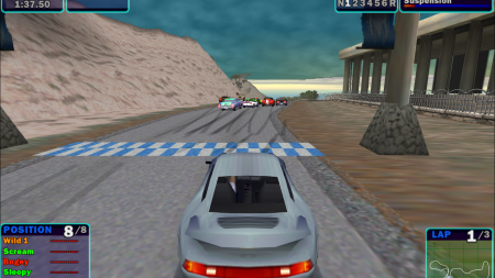 One lap on every circuit track in Need for Speed 1 (with different cars) -  TNFS SE (1996) 